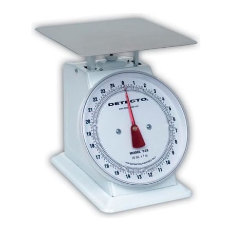 Detecto Detecto T10 Top Load Scale 10lb x 1oz Enamel Finish W/ 8" Fixed Dial, 9" x 9" Stainless Platform T10